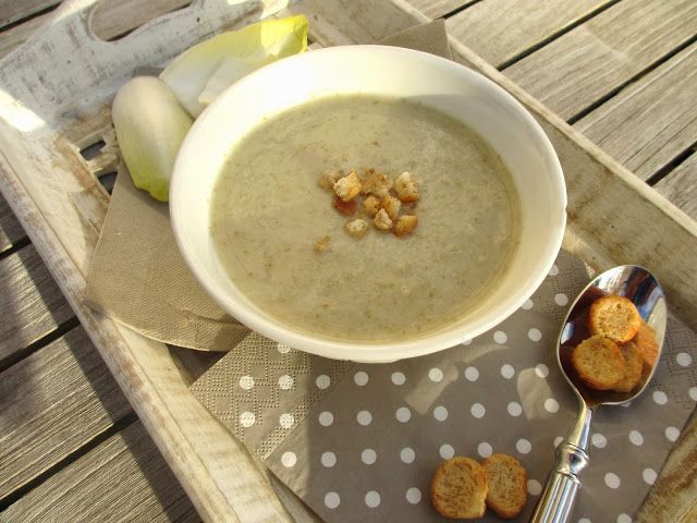 Soupe endives champignons hot sale